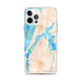 Custom Coos Bay Oregon Map iPhone 12 Pro Max Phone Case in Watercolor