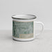 Right View Custom Coppell Texas Map Enamel Mug in Afternoon