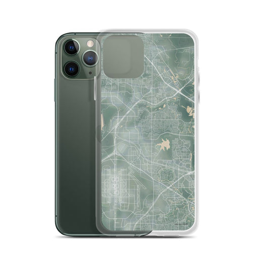 Custom Coppell Texas Map Phone Case in Afternoon
