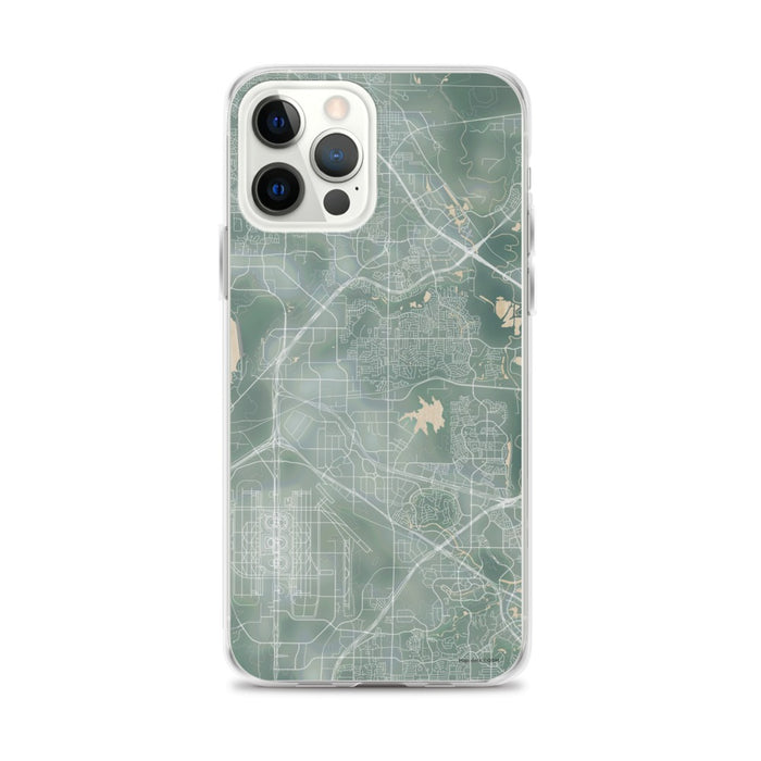 Custom iPhone 12 Pro Max Coppell Texas Map Phone Case in Afternoon