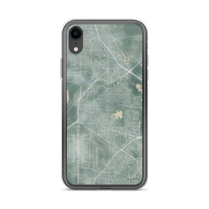 Custom iPhone XR Coppell Texas Map Phone Case in Afternoon
