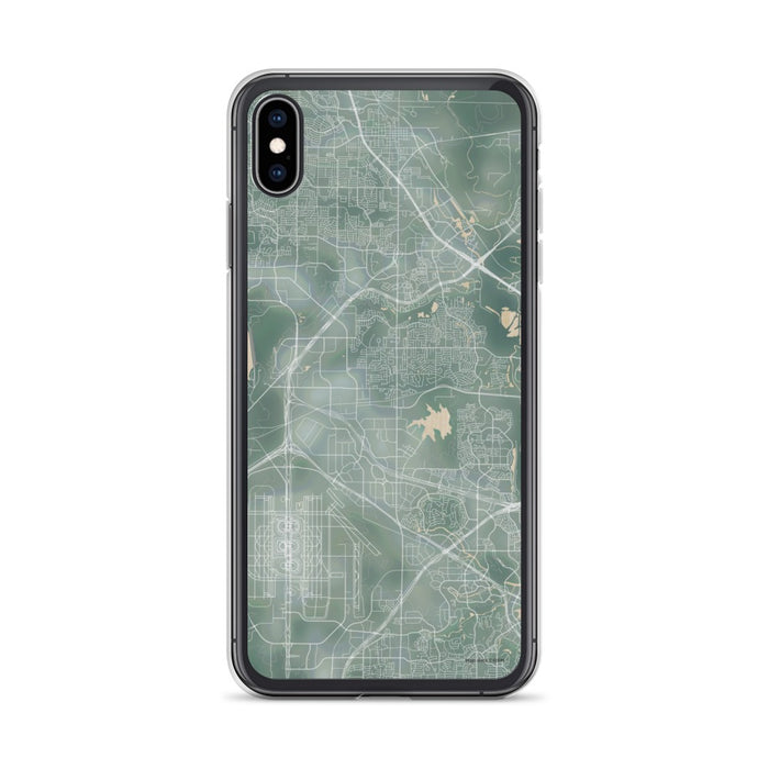 Custom iPhone XS Max Coppell Texas Map Phone Case in Afternoon