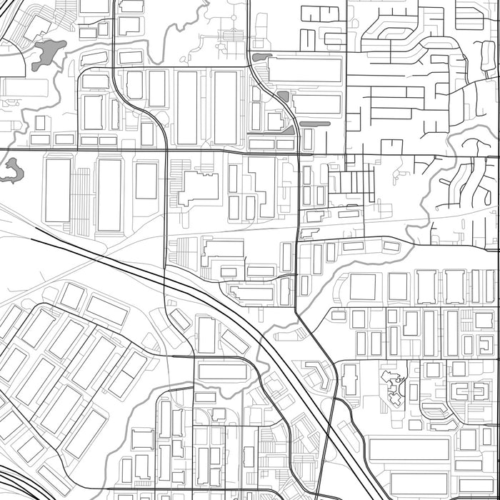 Coppell - Texas Map Print in Classic — JACE Maps