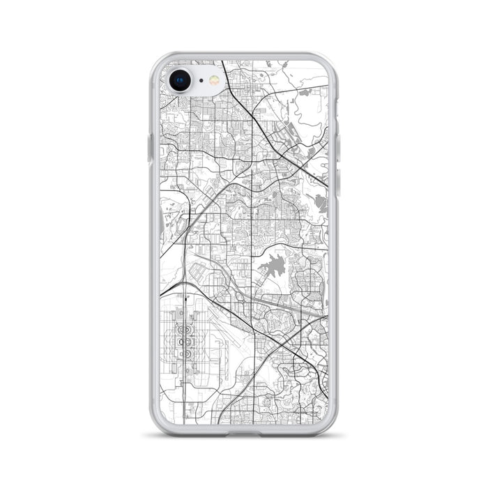 Custom iPhone SE Coppell Texas Map Phone Case in Classic
