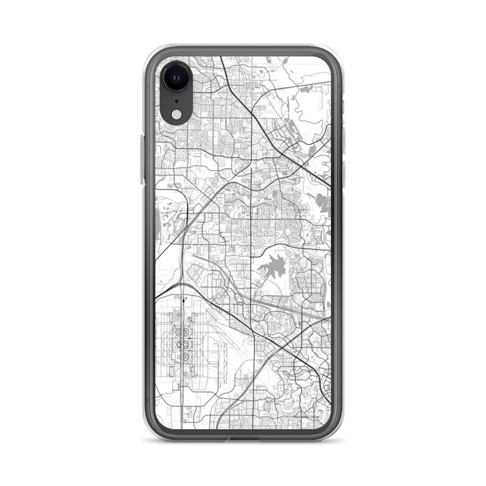 Custom iPhone XR Coppell Texas Map Phone Case in Classic