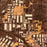 Coppell Texas Map Print in Ember Style Zoomed In Close Up Showing Details