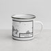 Right View Custom Cormorant Lake Manitoba Map Enamel Mug in Classic