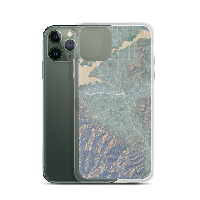 Custom Corona California Map Phone Case in Afternoon