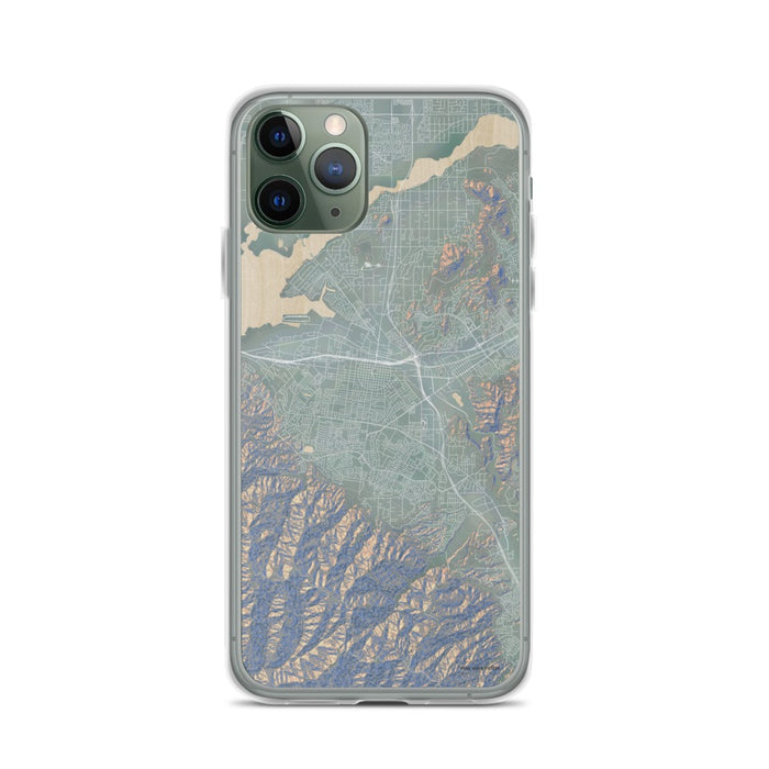 Custom iPhone 11 Pro Corona California Map Phone Case in Afternoon