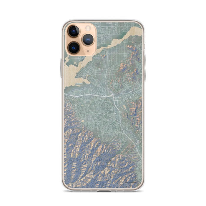 Custom iPhone 11 Pro Max Corona California Map Phone Case in Afternoon