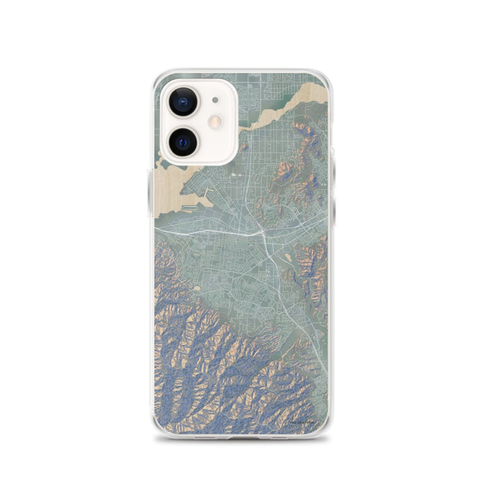 Custom iPhone 12 Corona California Map Phone Case in Afternoon