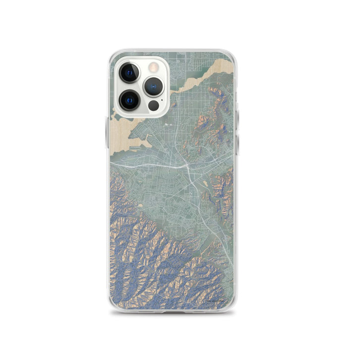 Custom iPhone 12 Pro Corona California Map Phone Case in Afternoon