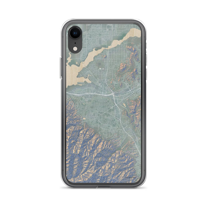 Custom iPhone XR Corona California Map Phone Case in Afternoon