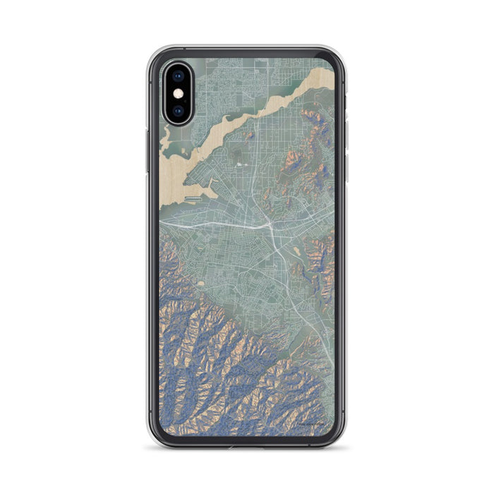 Custom iPhone XS Max Corona California Map Phone Case in Afternoon