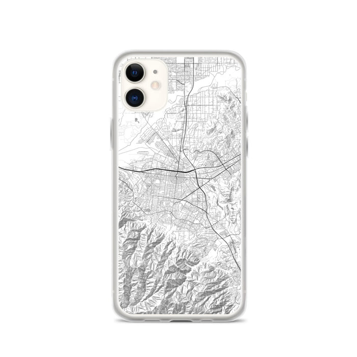 Custom iPhone 11 Corona California Map Phone Case in Classic