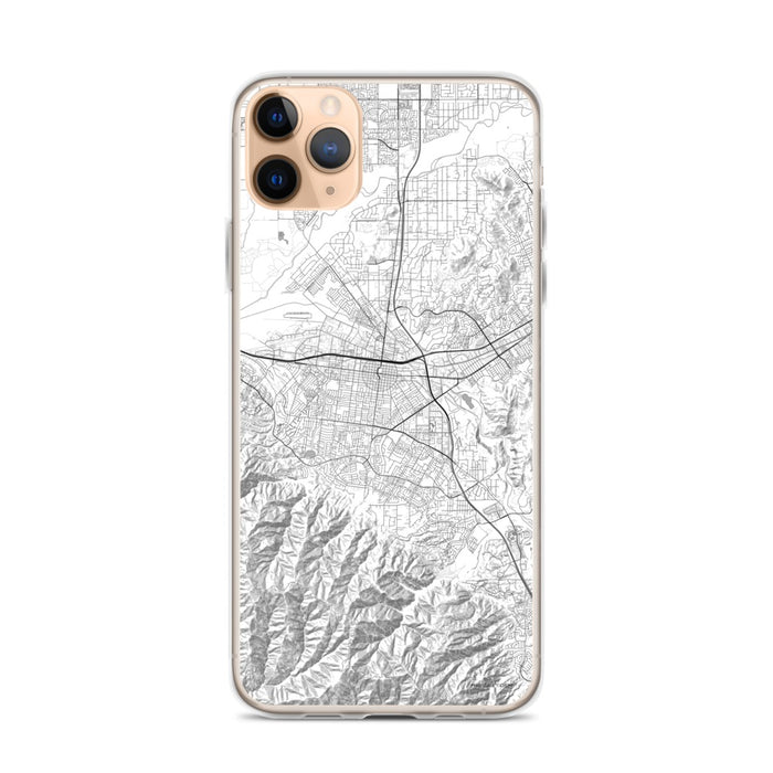 Custom iPhone 11 Pro Max Corona California Map Phone Case in Classic