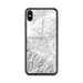 Custom iPhone XS Max Corona California Map Phone Case in Classic