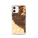 Custom iPhone 12 Corona California Map Phone Case in Ember