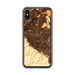 Custom iPhone X/XS Corona California Map Phone Case in Ember