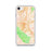 Custom iPhone SE Corona California Map Phone Case in Watercolor