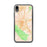 Custom iPhone XR Corona California Map Phone Case in Watercolor