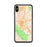 Custom iPhone XS Max Corona California Map Phone Case in Watercolor