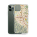 Custom Corona California Map Phone Case in Woodblock
