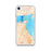 Custom Corpus Christi Texas Map iPhone SE Phone Case in Watercolor