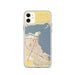 Custom Corpus Christi Texas Map Phone Case in Woodblock