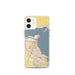 Custom Corpus Christi Texas Map iPhone 12 mini Phone Case in Woodblock