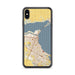 Custom Corpus Christi Texas Map Phone Case in Woodblock
