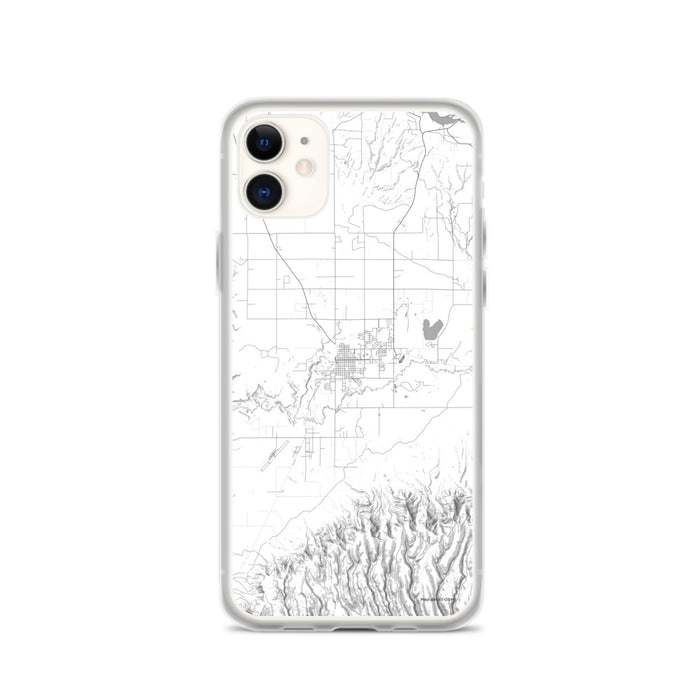 Custom iPhone 11 Cortez Colorado Map Phone Case in Classic