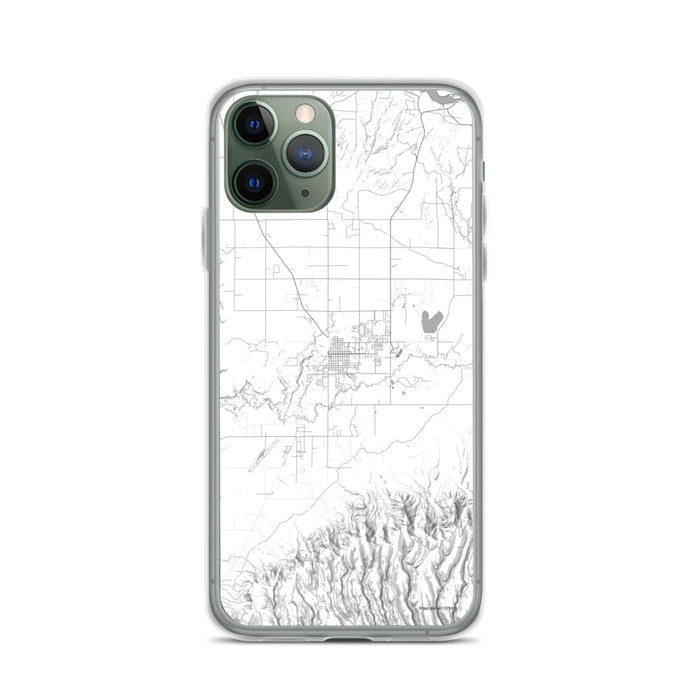 Custom iPhone 11 Pro Cortez Colorado Map Phone Case in Classic