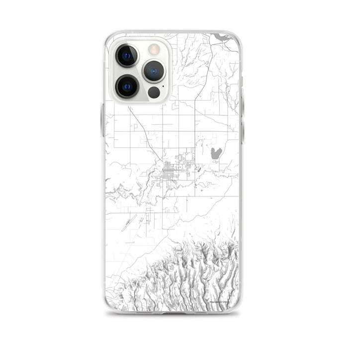 Custom iPhone 12 Pro Max Cortez Colorado Map Phone Case in Classic