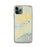 Custom iPhone 11 Pro Cortez Colorado Map Phone Case in Woodblock