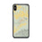 Custom iPhone XS Max Cortez Colorado Map Phone Case in Woodblock