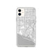 Custom iPhone 11 Costa Mesa California Map Phone Case in Classic