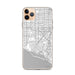 Custom iPhone 11 Pro Max Costa Mesa California Map Phone Case in Classic