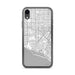 Custom iPhone XR Costa Mesa California Map Phone Case in Classic