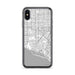 Custom iPhone X/XS Costa Mesa California Map Phone Case in Classic