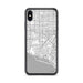 Custom iPhone XS Max Costa Mesa California Map Phone Case in Classic