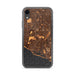 Custom iPhone XR Costa Mesa California Map Phone Case in Ember
