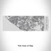 Rendered View of Costa Mesa California Map Engraving on 10oz Stainless Steel Insulated Cup with Sipping Lid