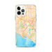 Custom iPhone 12 Pro Max Costa Mesa California Map Phone Case in Watercolor
