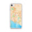 Custom iPhone SE Costa Mesa California Map Phone Case in Watercolor