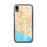 Custom iPhone XR Costa Mesa California Map Phone Case in Watercolor
