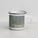 Right View Custom Cotati California Map Enamel Mug in Afternoon