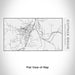 Rendered View of Cottage Grove Oregon Map Engraving on 17oz Stainless Steel Insulated Cola Bottle in White