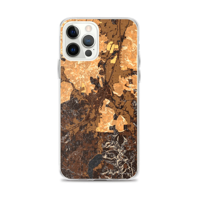 Custom Cottage Grove Oregon Map iPhone 12 Pro Max Phone Case in Ember