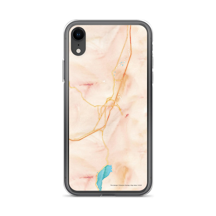 Custom Cottage Grove Oregon Map Phone Case in Watercolor
